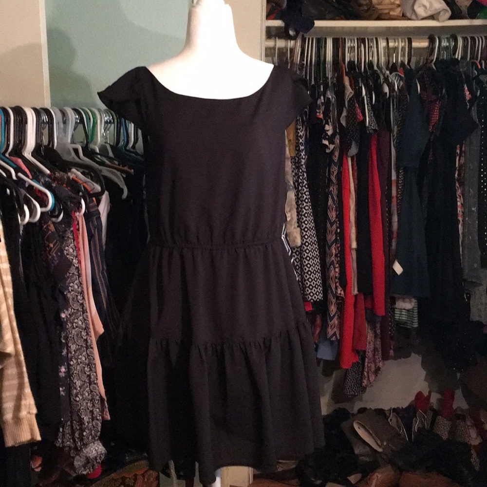 Lovely little black dress.